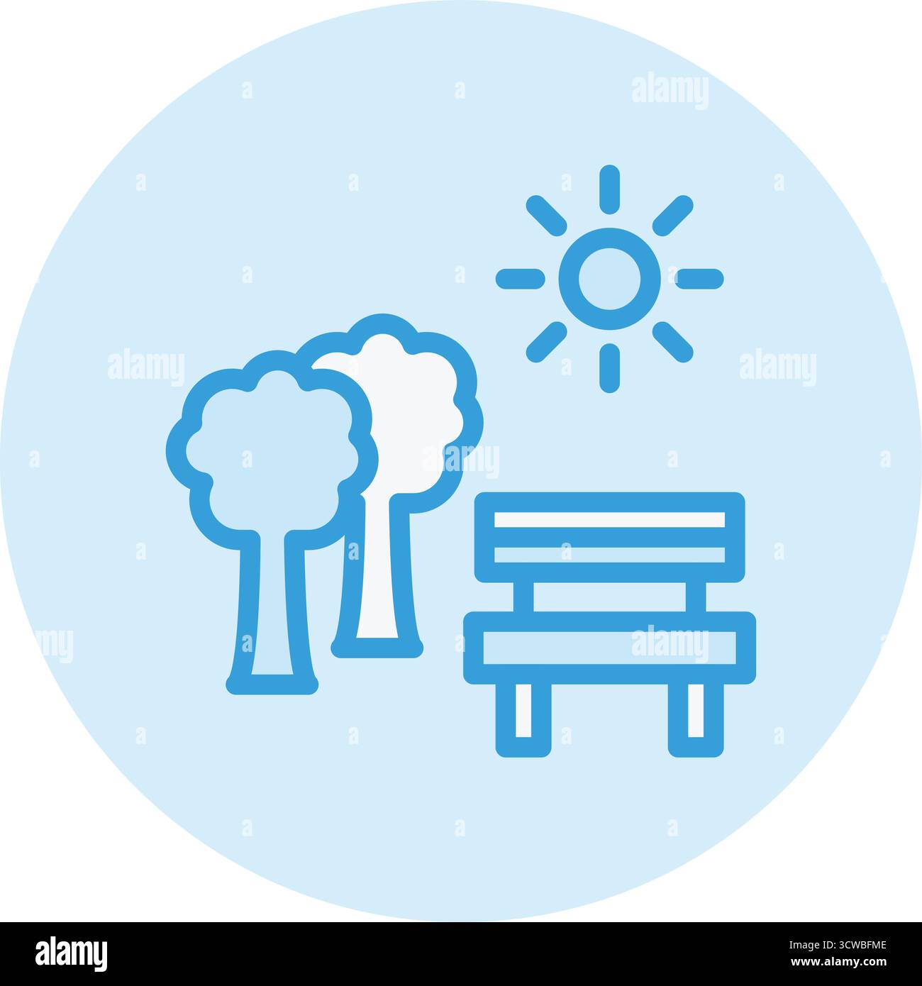 Park Vector Icon Design Illustration Stock Vector Image & Art - Alamy