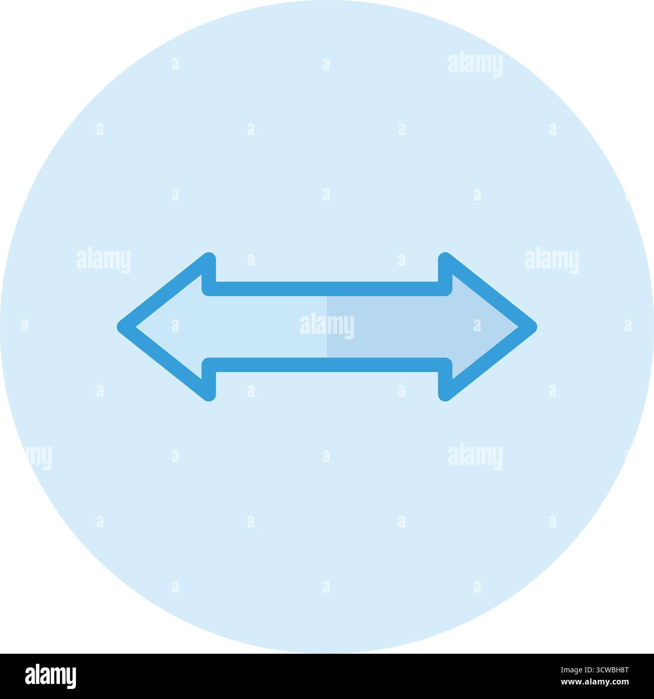 Horizental Vector Icon Design Illustration Stock Vector
