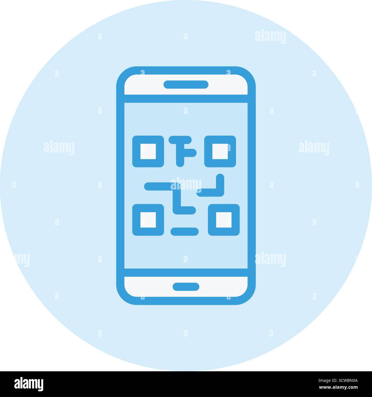 Qr code Vector Icon Design Illustration Stock Vector
