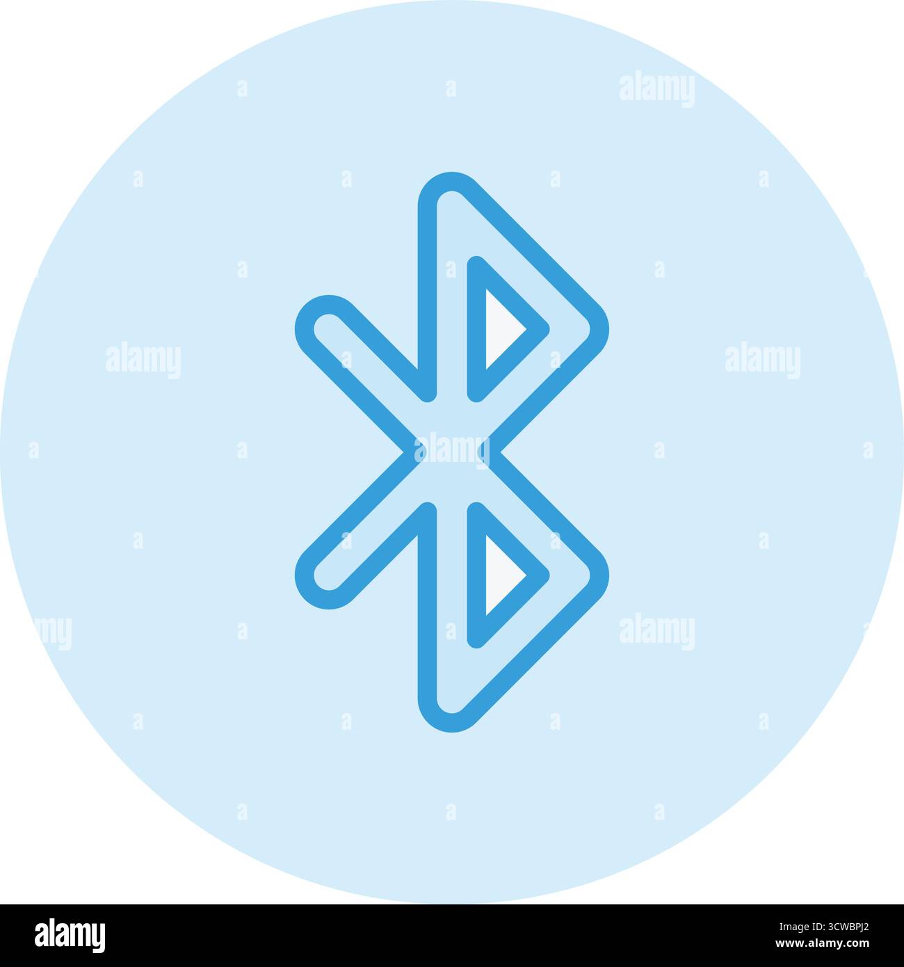 Bluetooth Vector Icon Design Illustration Stock Vector