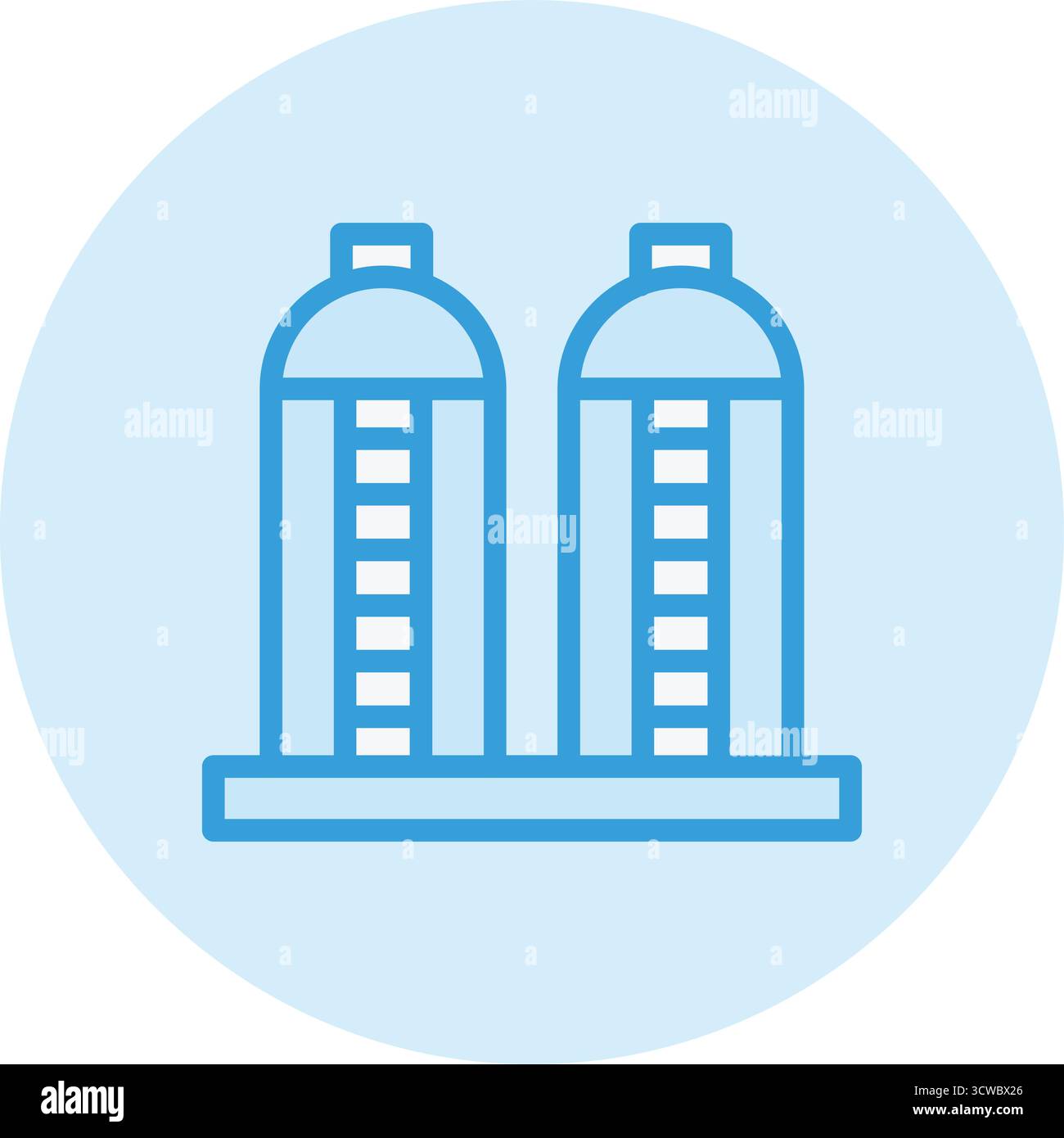 Silo Vector Icon Design Illustration Stock Vector