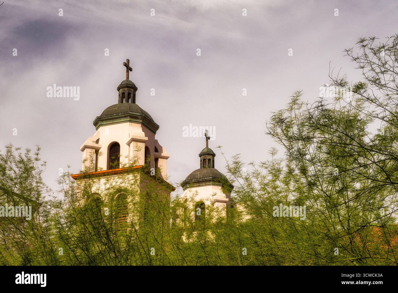 St. Mary's Bascilica in downtown Phoenix, Arizona Stock Photo