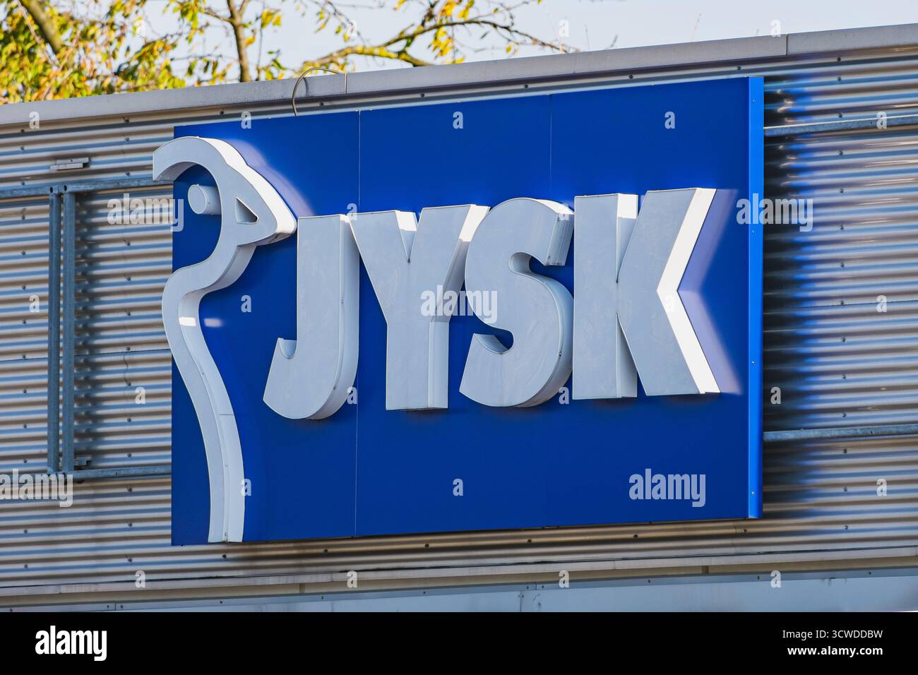 Jysk logo hi-res stock photography and images