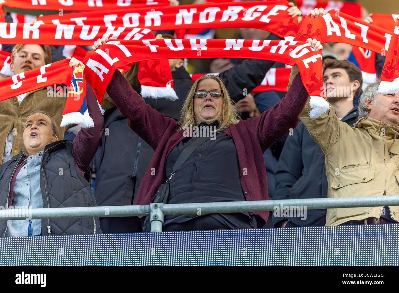Oslo Norway 11 October 2025 Fans Show Their Support Before The Fifa Oslo Norway 11 October 2025 Fans Show Their Support Before The Fifa