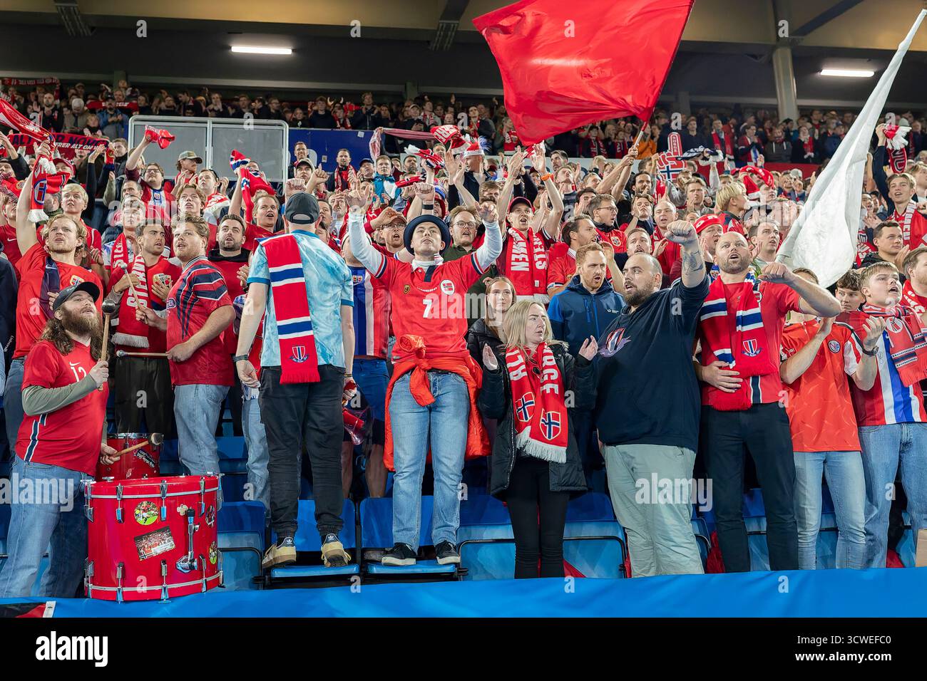 Oslo Norway 11 October 2025 Fans Show Their Support Before The Fifa Oslo Norway 11 October 2025 Fans Show Their Support Before The Fifa