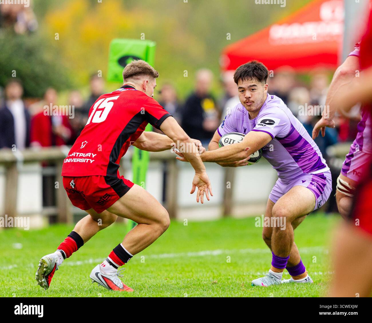 Hartpury, England, UK, 11 October 2025. Roma Zheng of Worcester ...