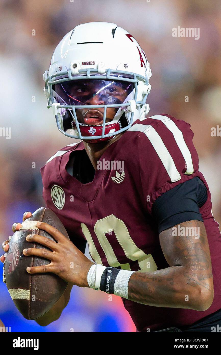 COLLEGE STATION, TX - OCTOBER 11: Texas A&M Aggies quarterback Marcel ...