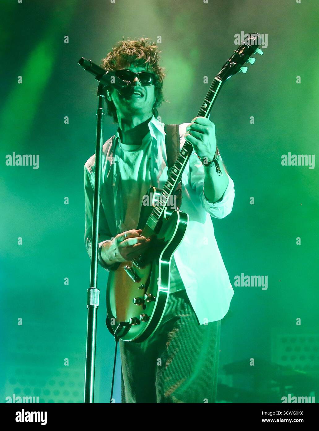 DJO, aka Joe Keery, performs during weekend two of the Austin City ...