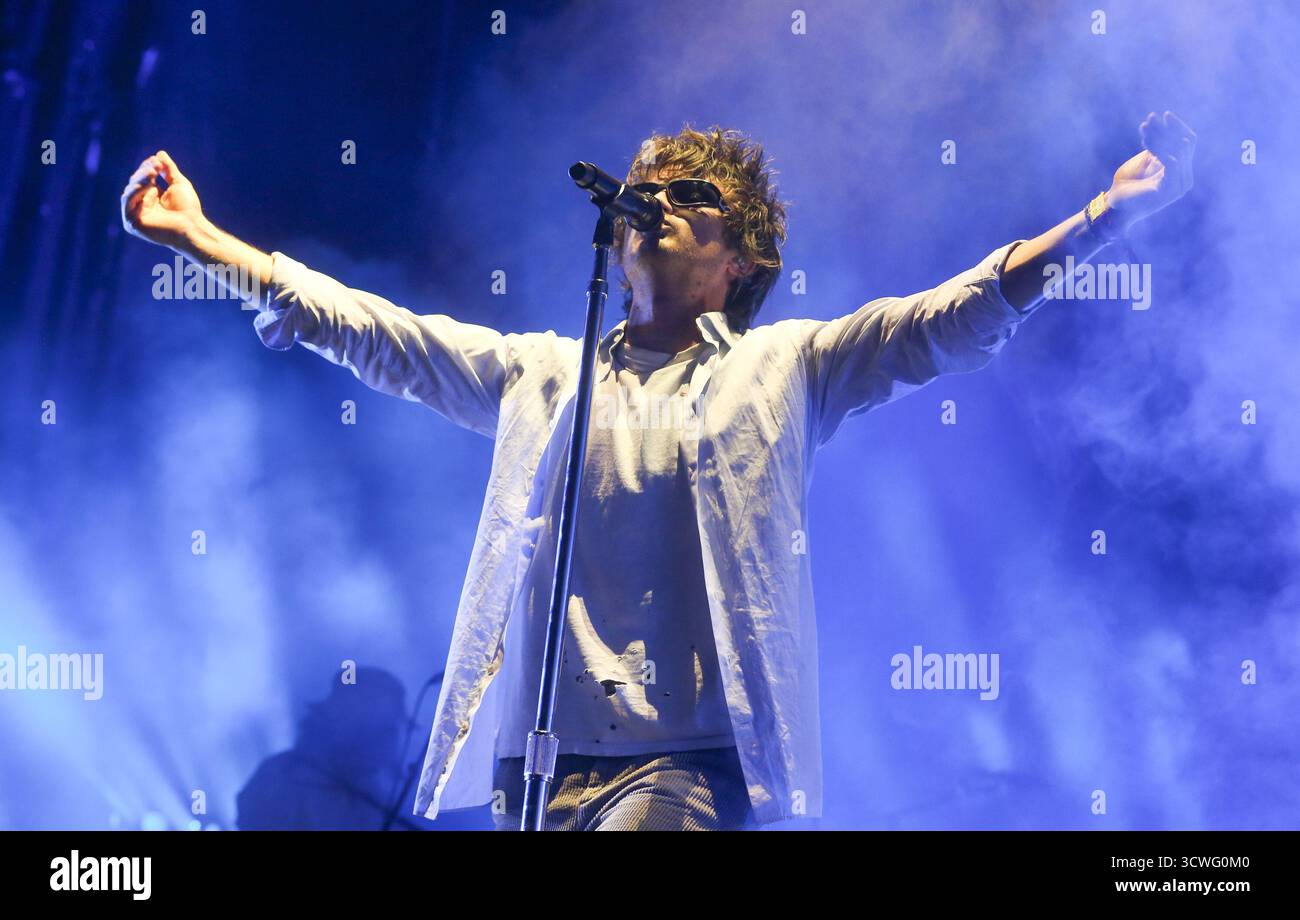 DJO, aka Joe Keery, performs during weekend two of the Austin City ...