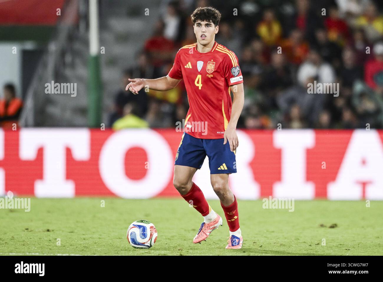 Pau Cubarsi of Spain during the FIFA World Cup 2026, Qualifiers 