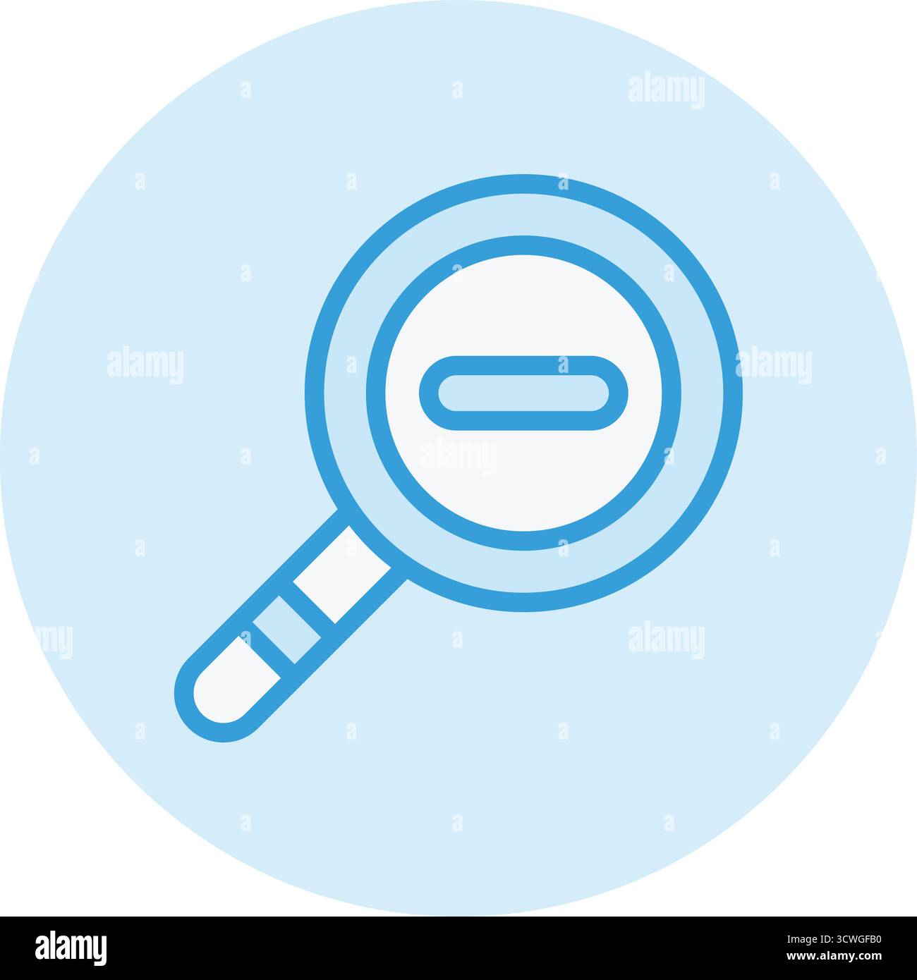 Zoom out Vector Icon Design Illustration Stock Vector