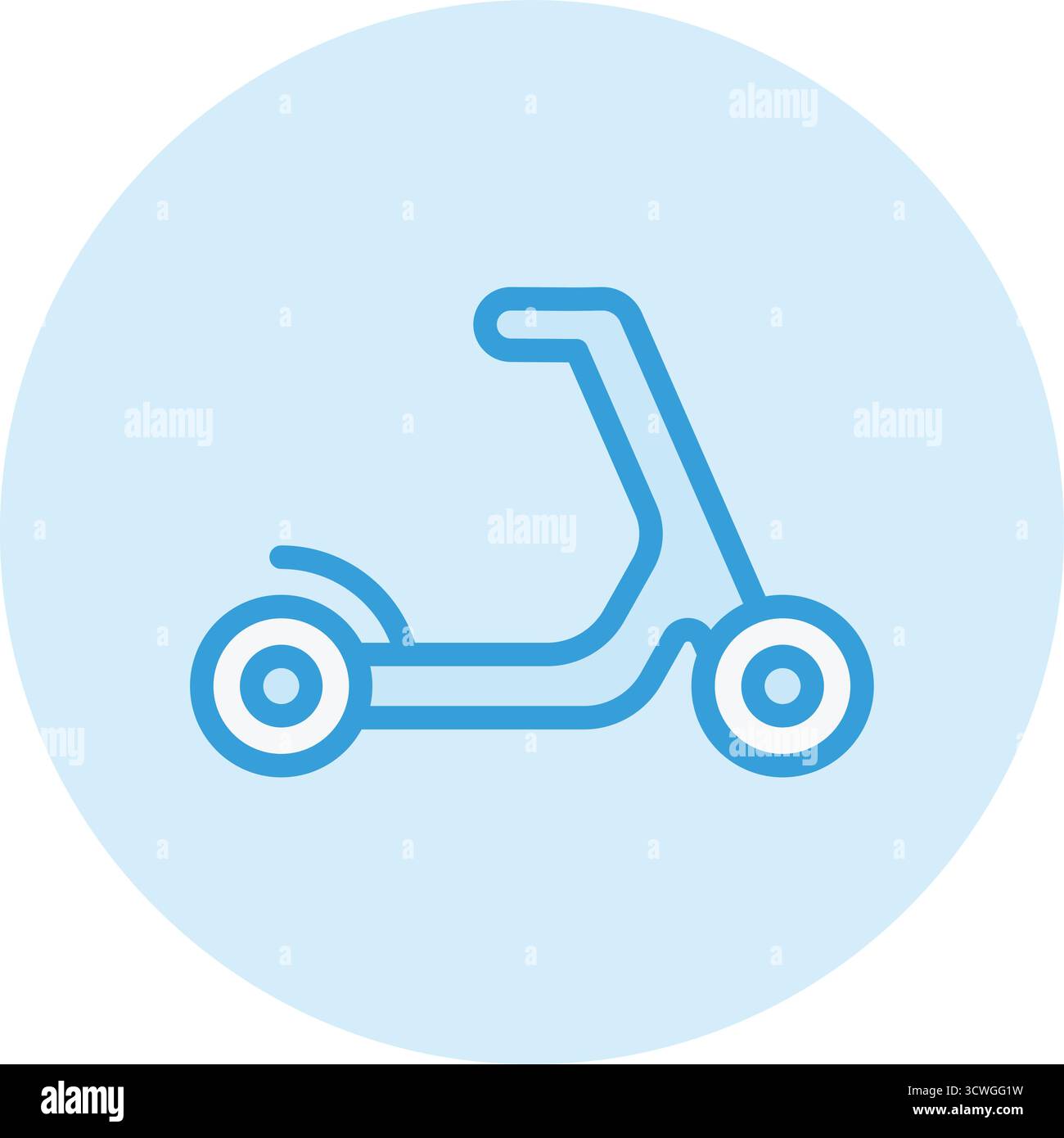 Scooter Vector Icon Design Illustration Stock Vector