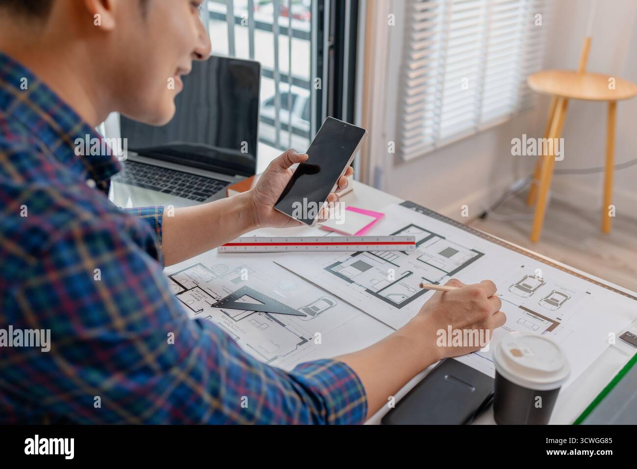 Rman Using Rulers Architect using rulers hi-res stock photography and images - Alamy