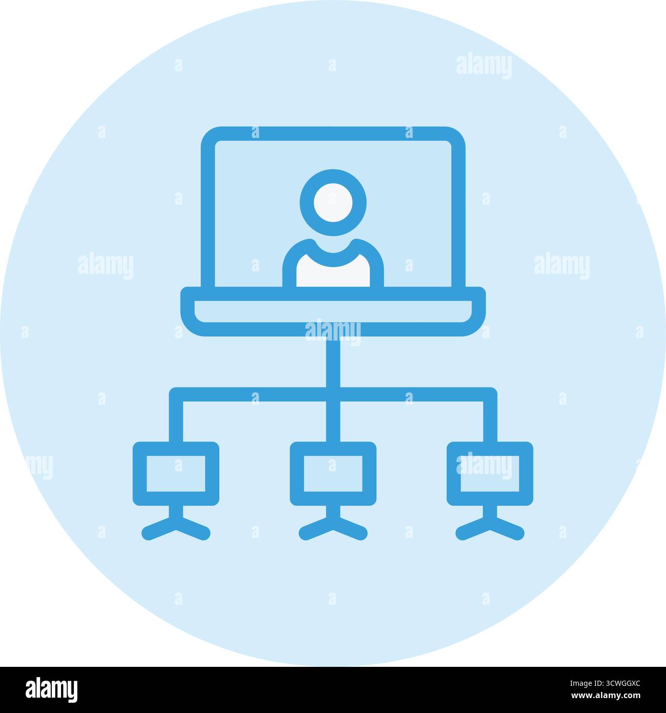 Client server Vector Icon Design Illustration Stock Vector