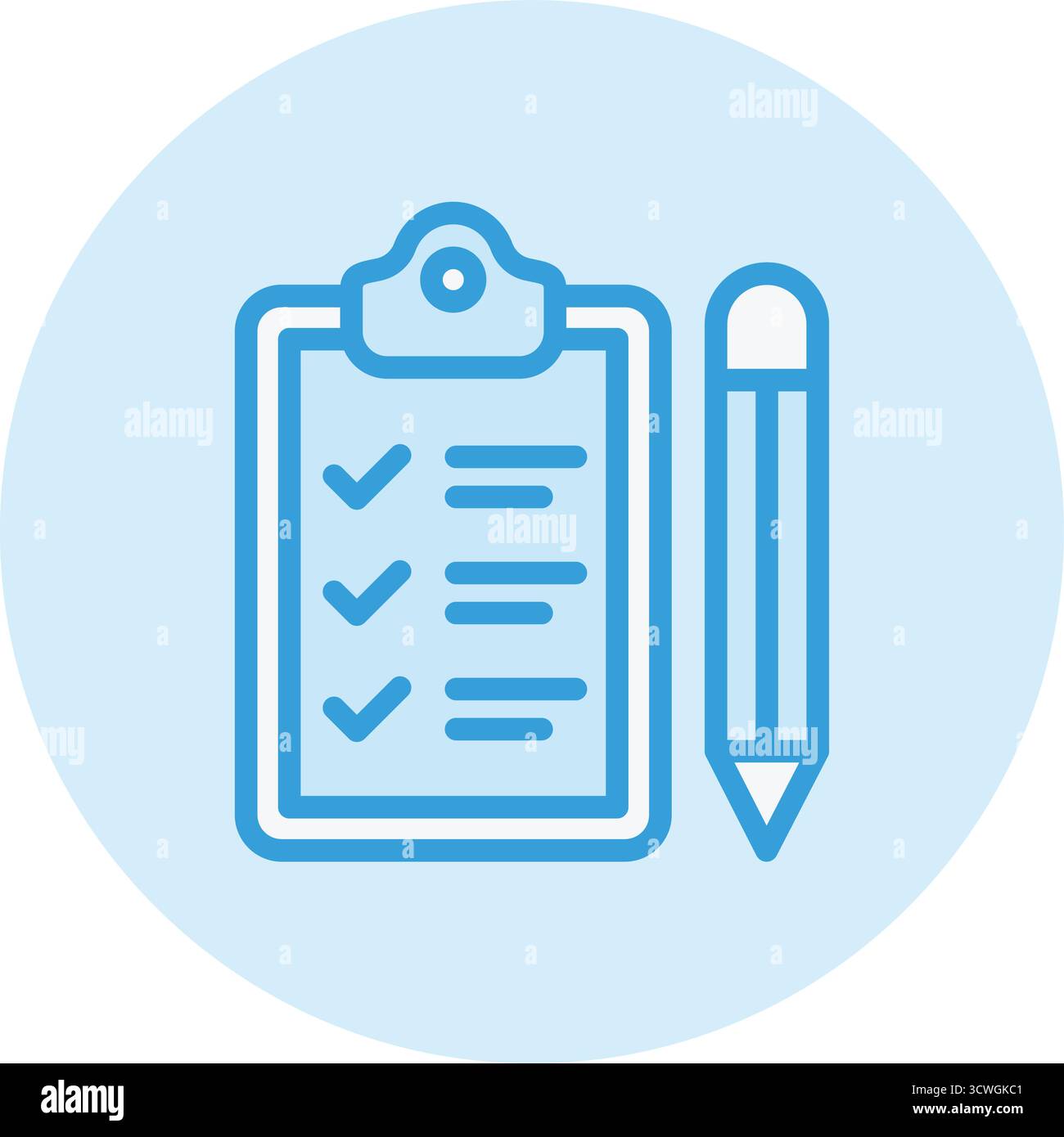 Clipboard checklist solid icon hi-res stock photography and images - Alamy
