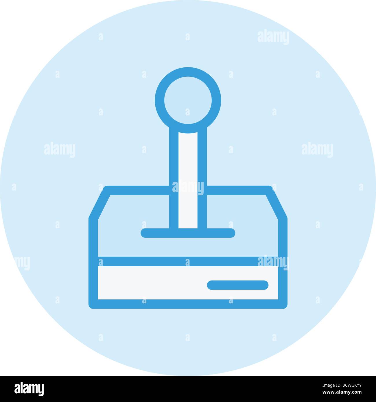 Joystick Vector Icon Design Illustration Stock Vector