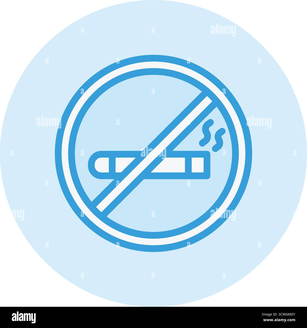 No smoking Vector Icon Design Illustration Stock Vector