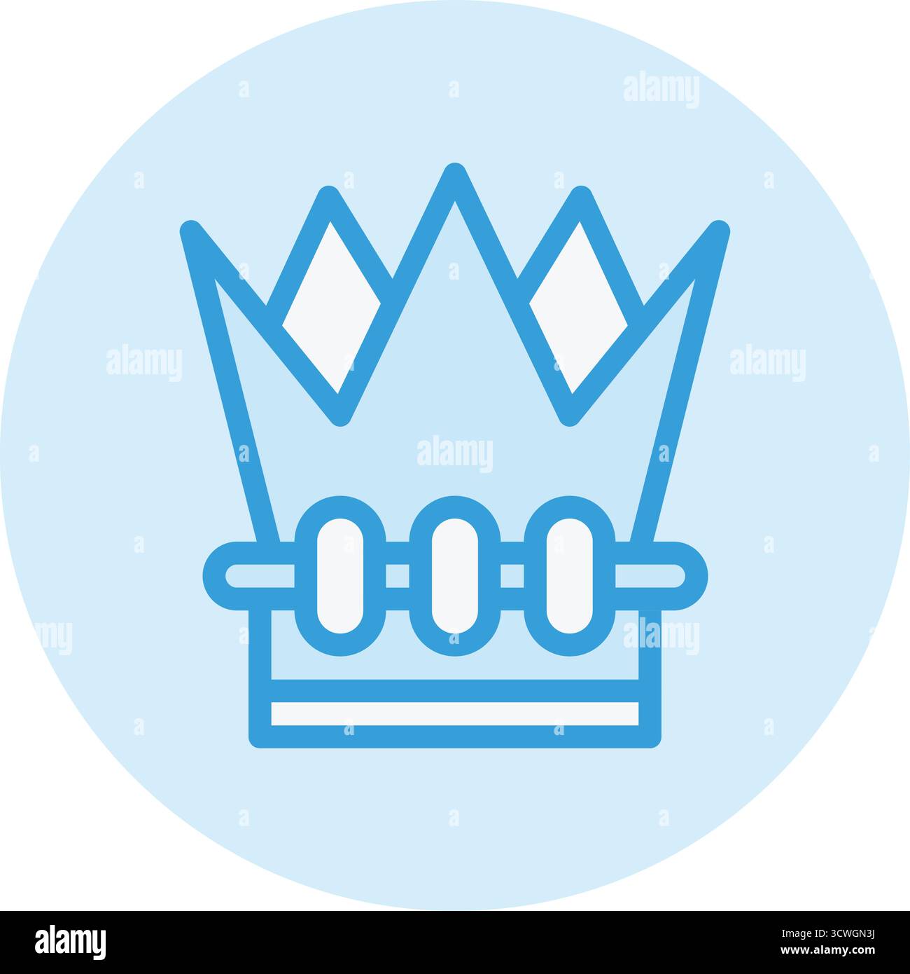 Crown vector vectors hi-res stock photography and images - Alamy