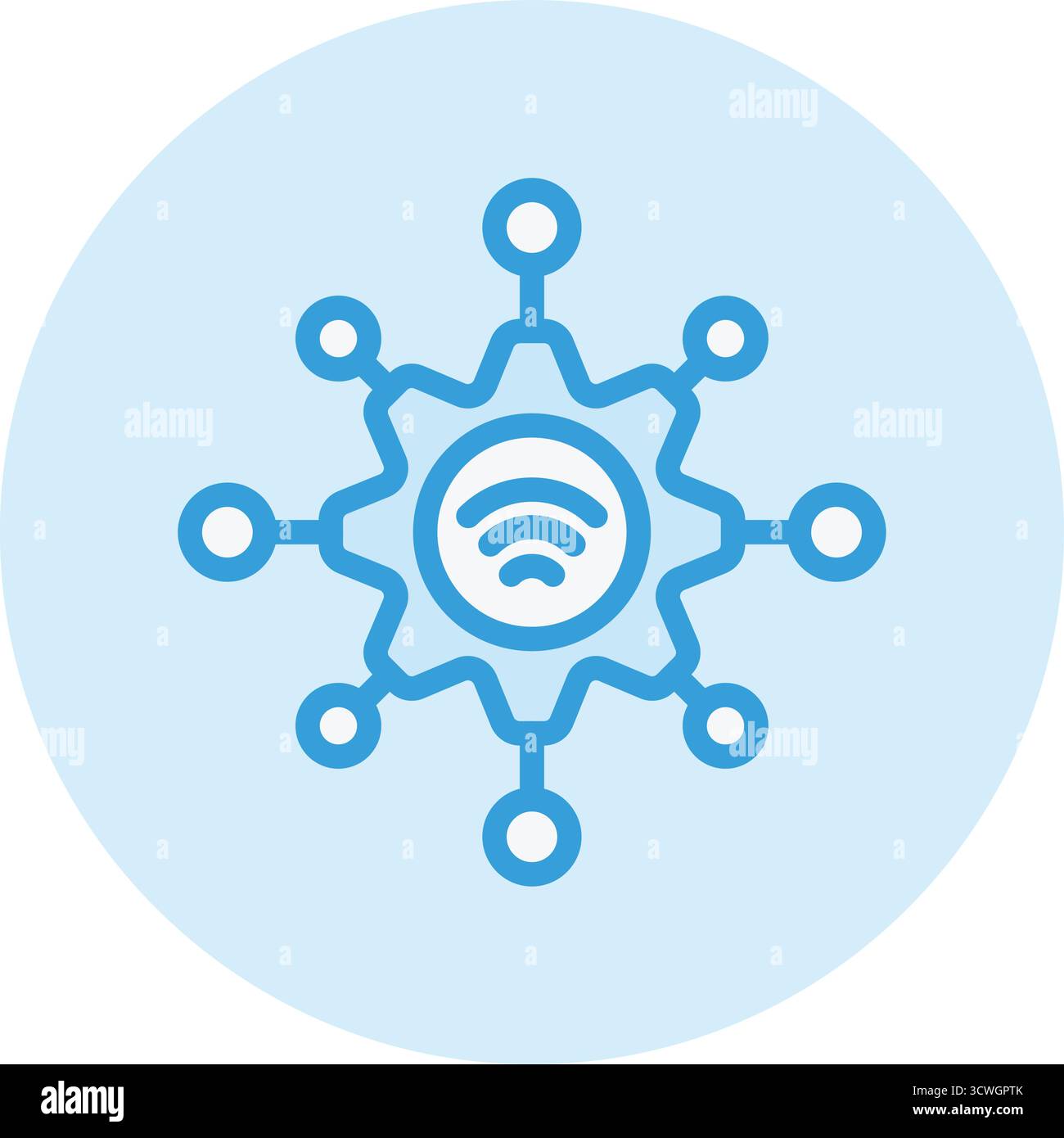 Internet Of Things Vector Icon Design Illustration Stock Vector