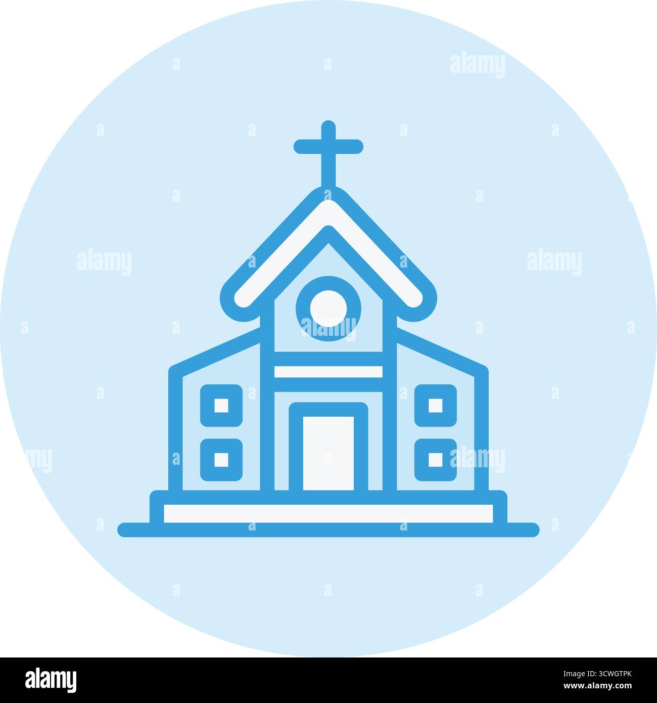 Christian church buildings Stock Vector Images - Alamy