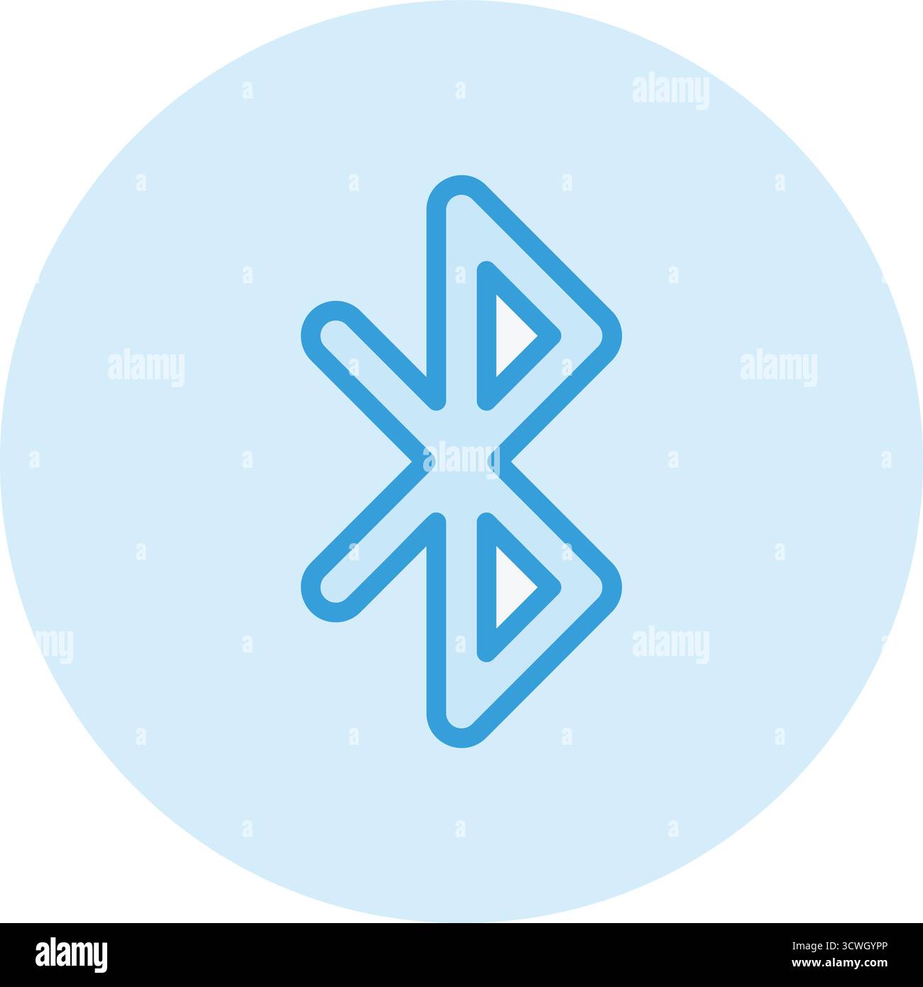 Bluetooth Vector Icon Design Illustration Stock Vector