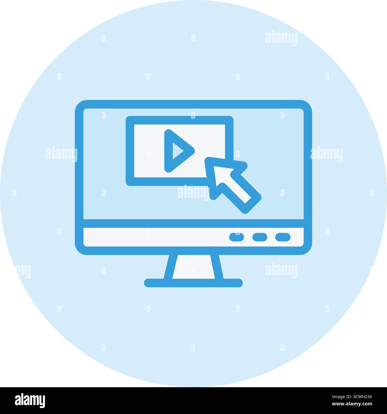 Clickstream Vector Icon Design Illustration Stock Vector