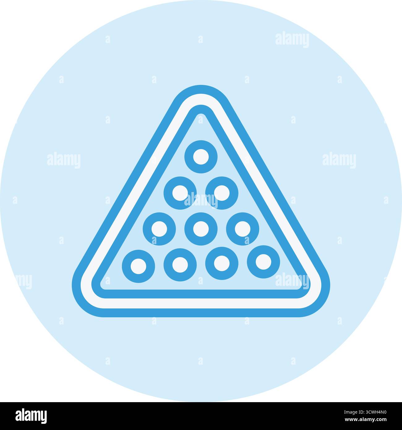 Billiard Vector Icon Design Illustration Stock Vector