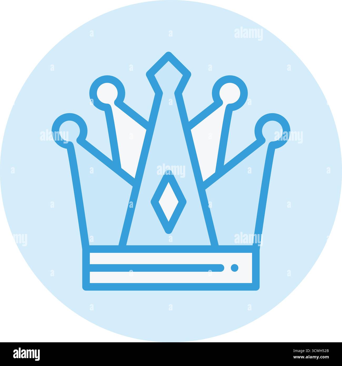Crown vector vectors hi-res stock photography and images - Alamy