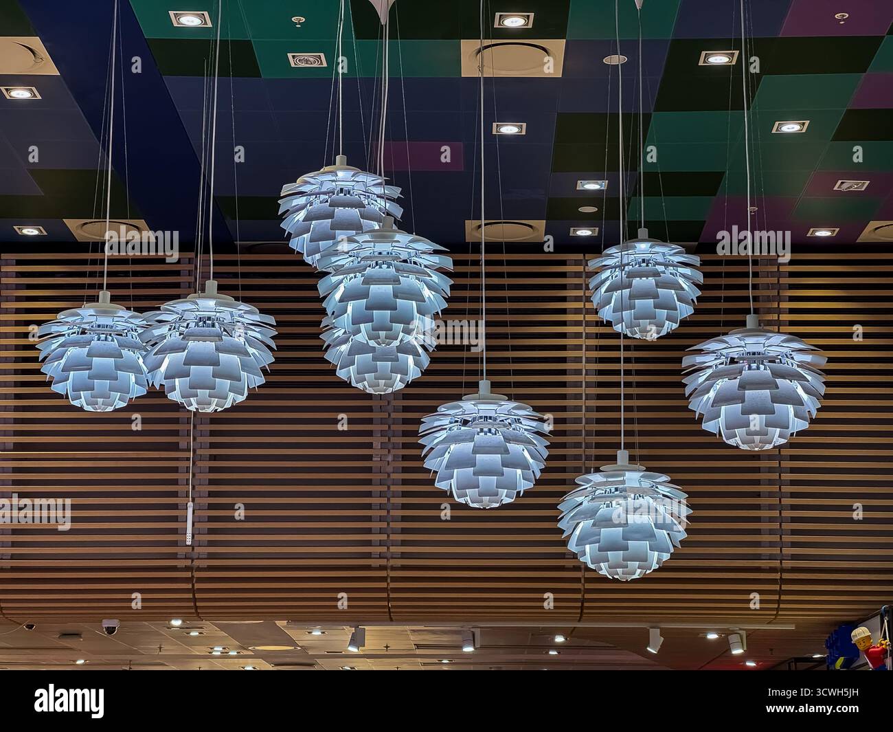 Copenhagen Airport, Denmark - Smartphone Captured Stock Image