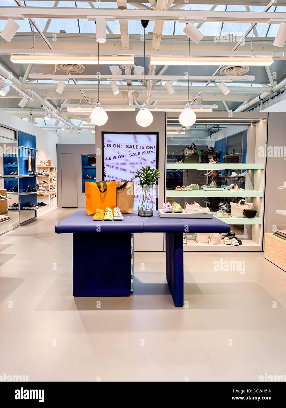 Copenhagen Airport, Denmark - Smartphone Captured Stock Image