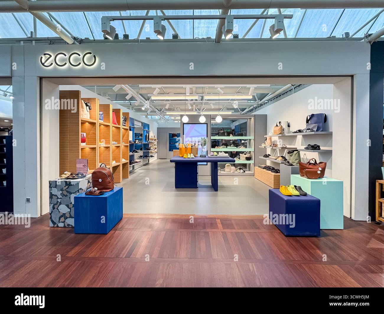 Ecco at Copenhagen Airport, Denmark - Smartphone Captured Stock Image
