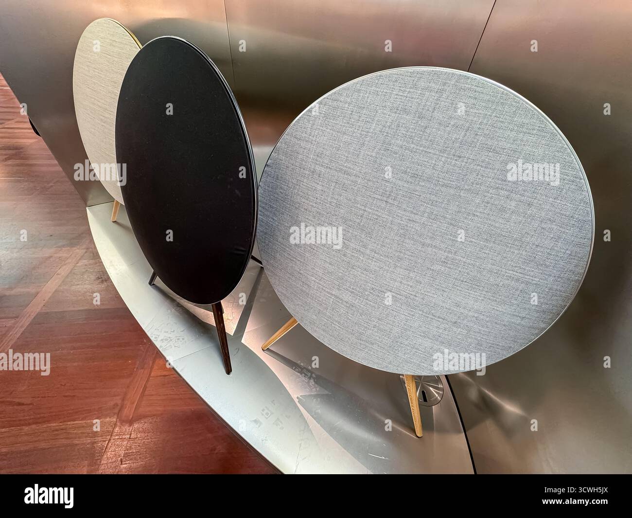 Bang and Olufsen at Copenhagen Airport, Denmark - Smartphone Captured Stock Image