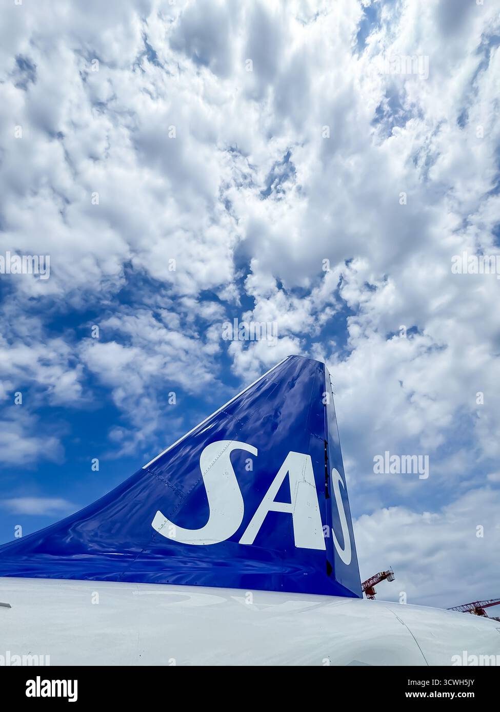 Copenhagen Airport, Denmark - Smartphone Captured Stock Image