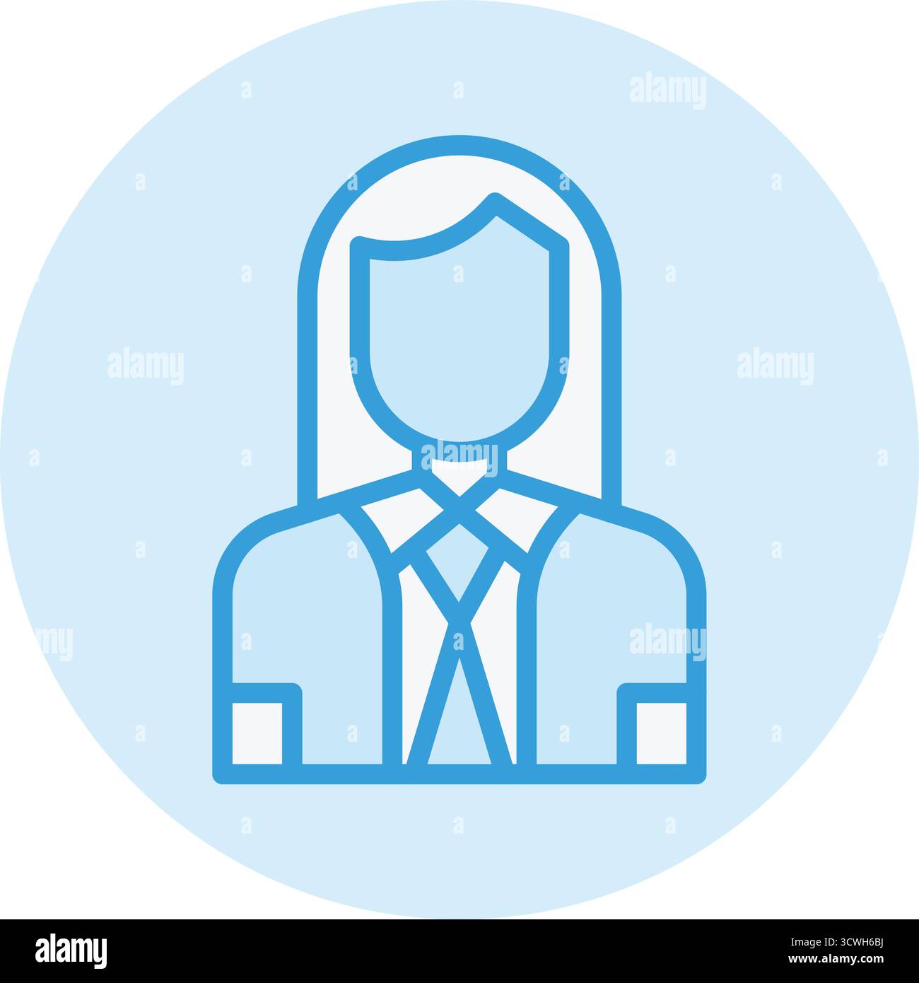 Company Secertary Vector Icon Design Illustration Stock Vector