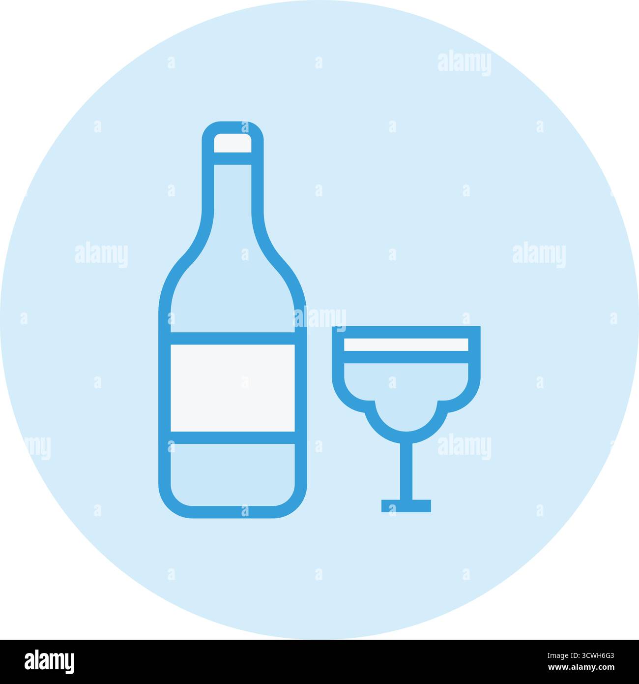 Drinks Vector Icon Design Illustration Stock Vector