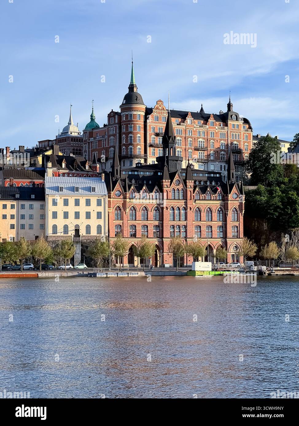 Munkbrohamnen - Monk's Bridge Harbour, Stockholm, Sweden - Smartphone Captured Stock Image