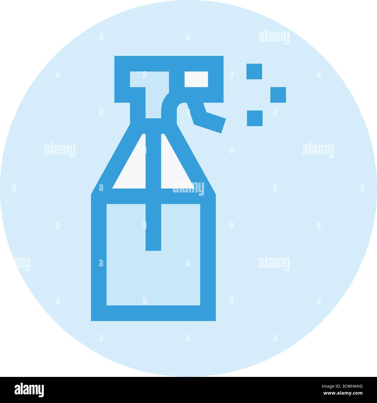 Spray bottle Vector Icon Design Illustration Stock Vector Image & Art ...