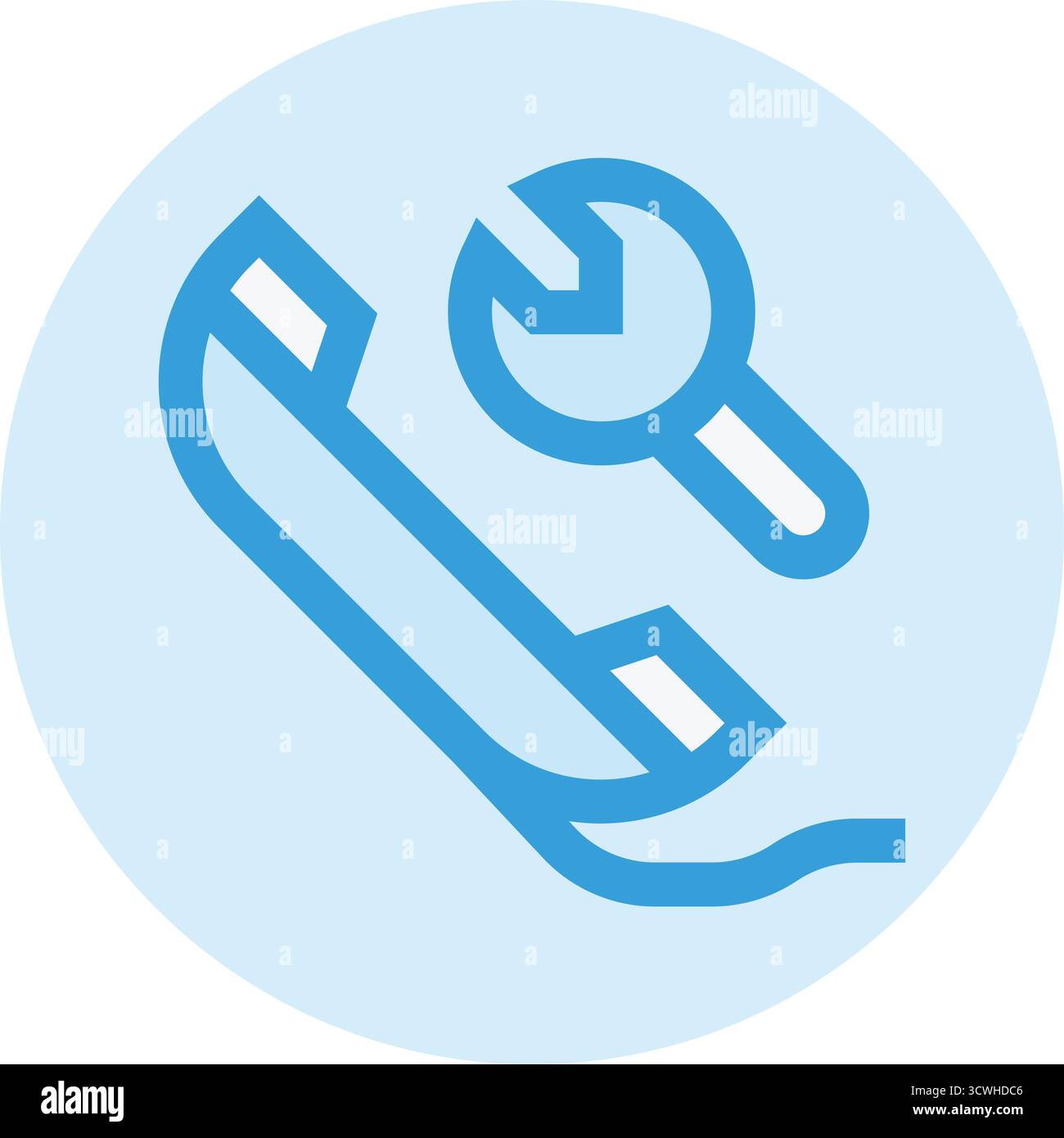 Maintenance Cal Vector Icon Design Illustration Stock Vector