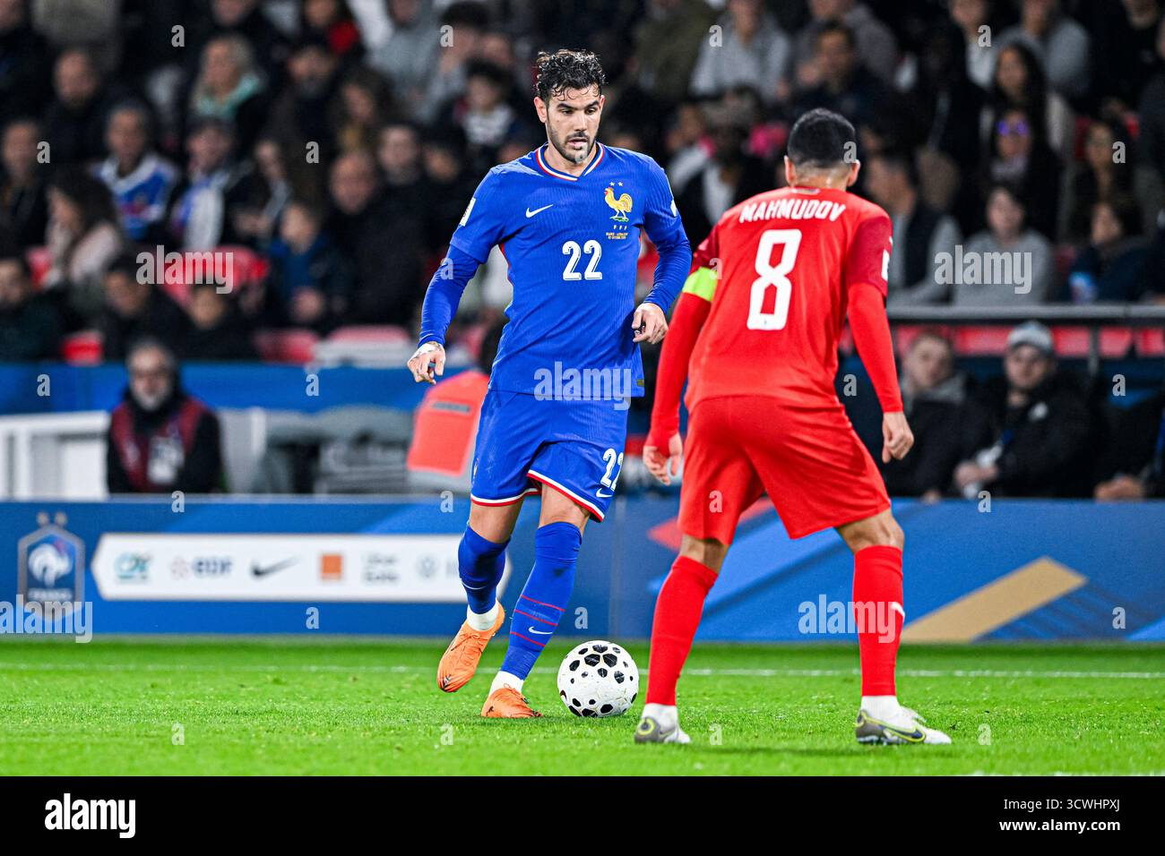 Theo Hernandez during the FIFA World Cup 2026 Qualifying match