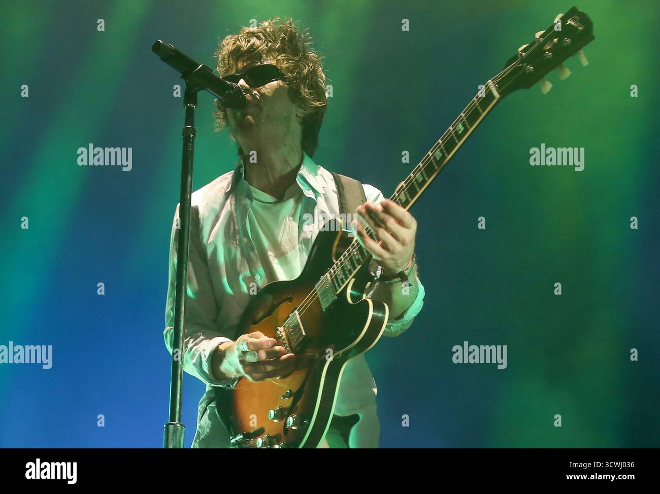 DJO, aka Joe Keery, performs during weekend two of the Austin City ...