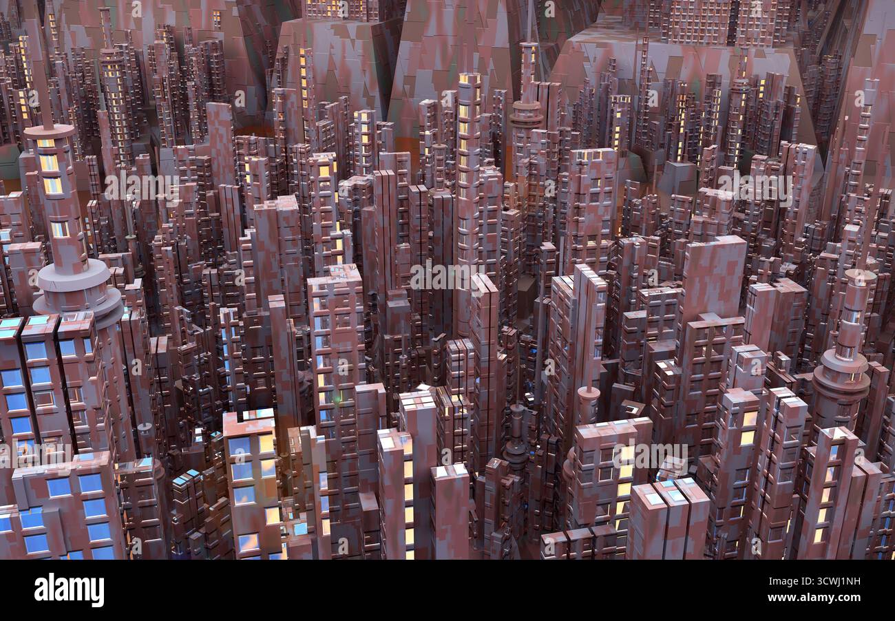 Metropolis city hi-res stock photography and images - Alamy