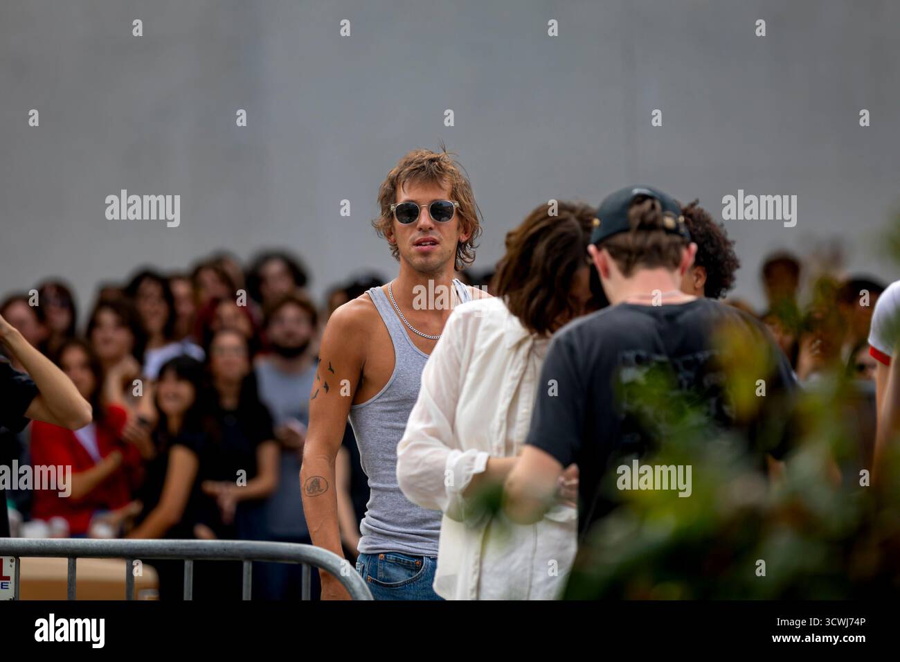 Geese Singer NEW YORK, NEW YORK - SEPTEMBER 27: The band Geese, fronted by Cameron ...