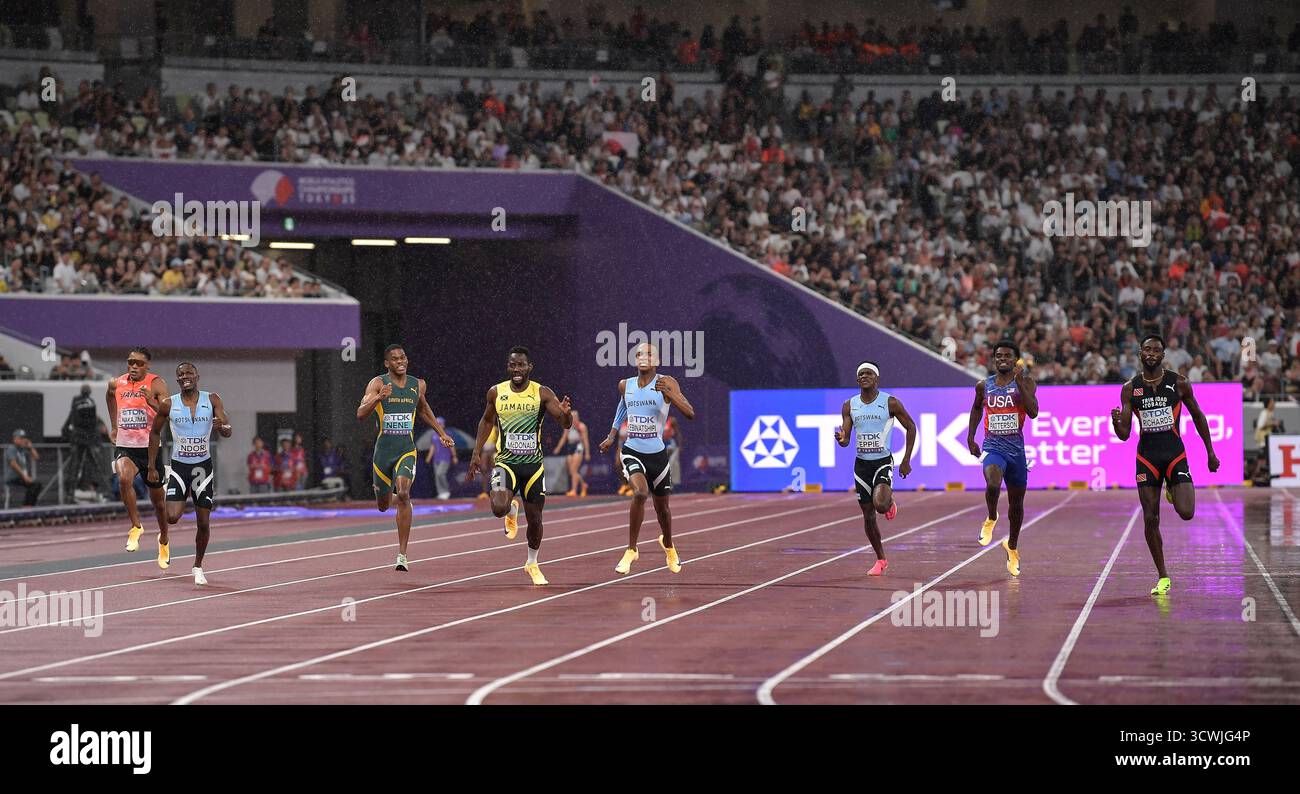 400m men’s final at the World Athletics Championships Tokyo 2025 at ...