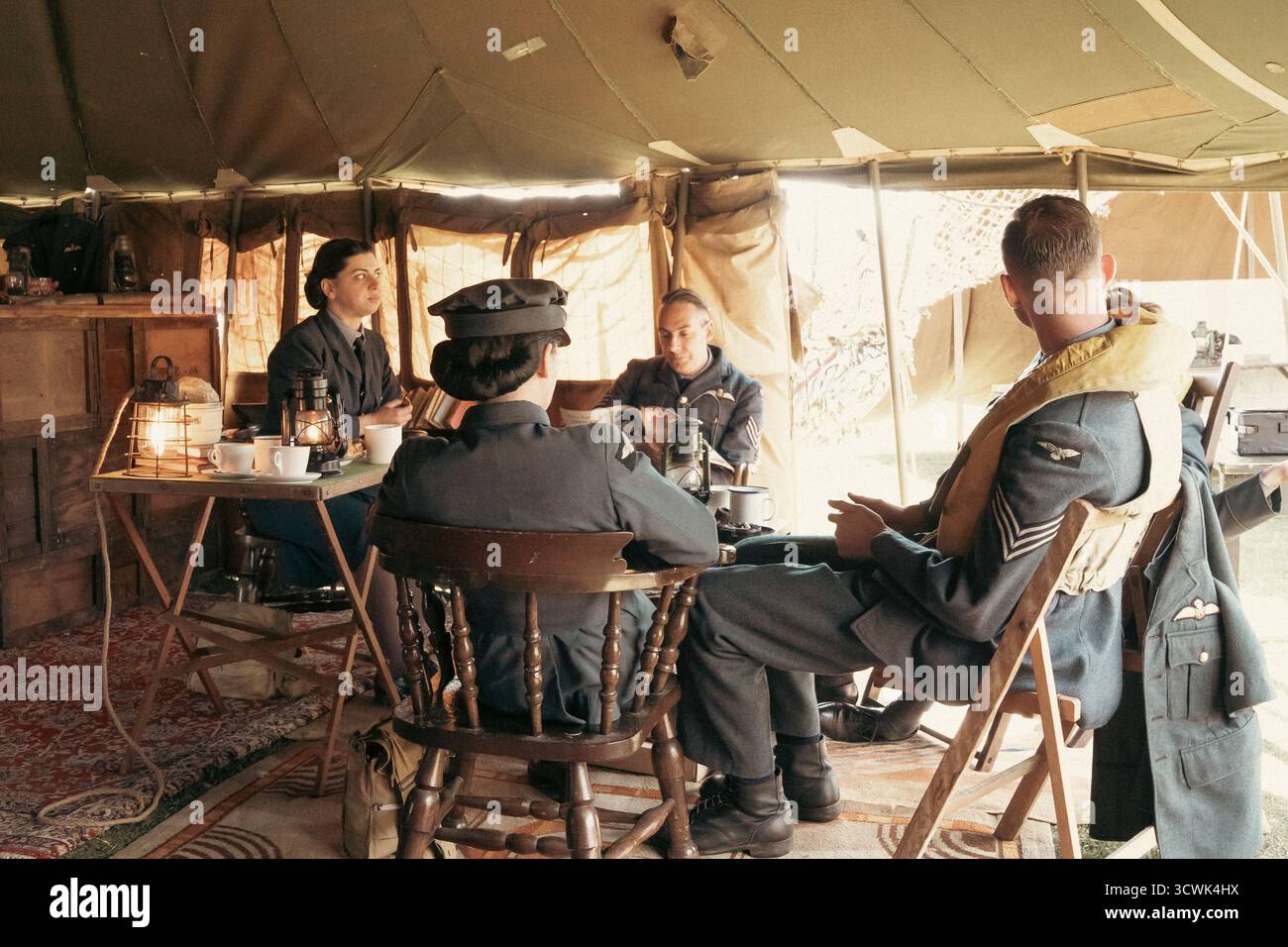 Historical wartime recreation hi-res stock photography and images - Alamy