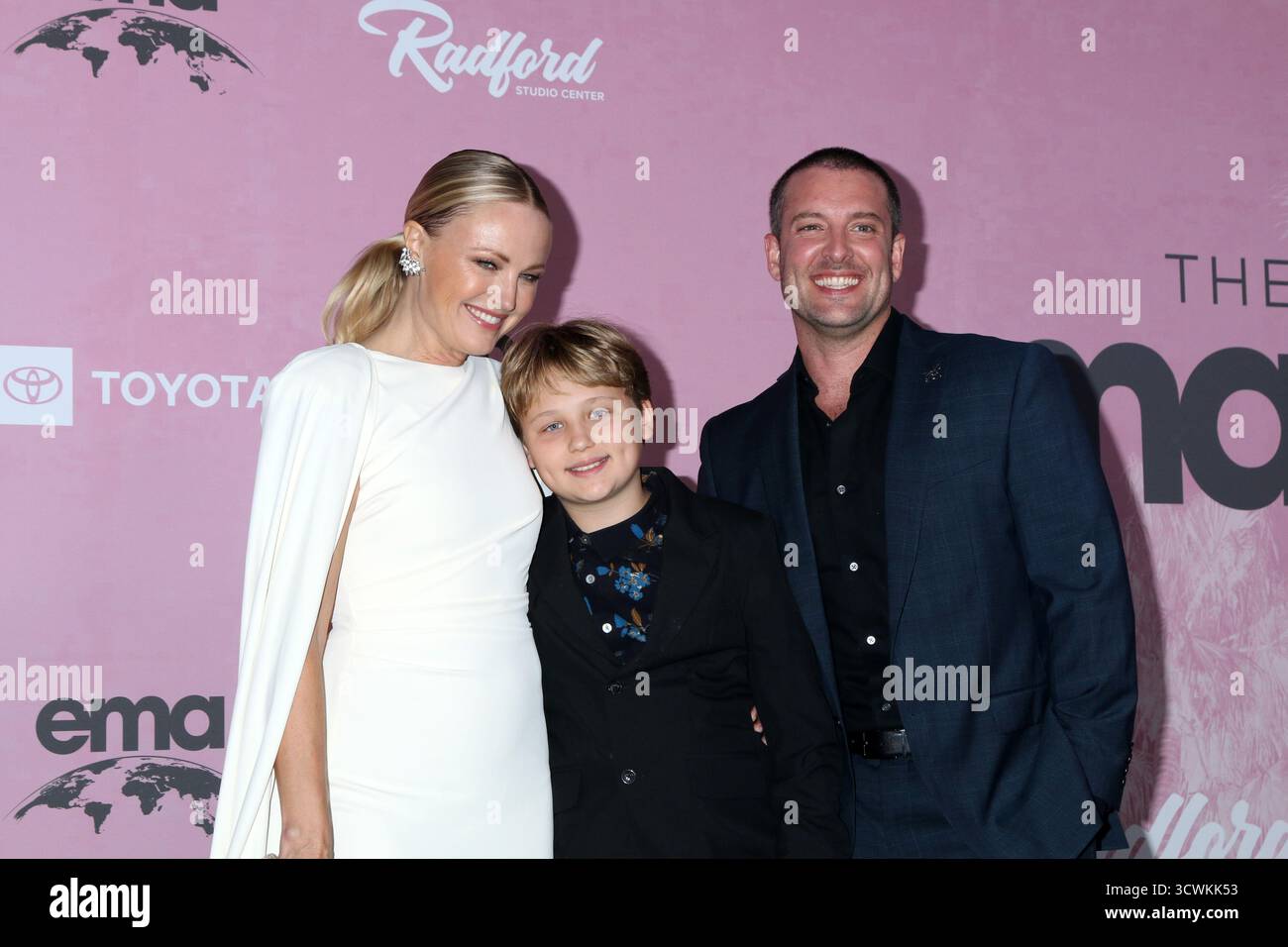 Studio City, USA. 11, October, 2025. Pictured left to right, Malin