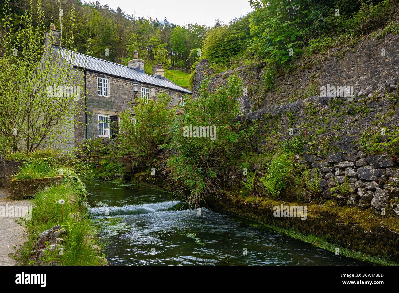 View of Castleton in Peak DIstrict, UK Stock Photo - Alamy