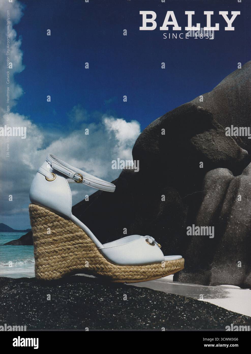 Bally vintage shoe poster hi-res stock photography and images - Alamy