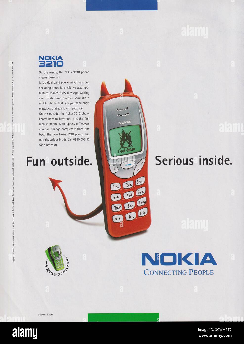 Nokia 3210 mobile phone from hi-res stock photography and images