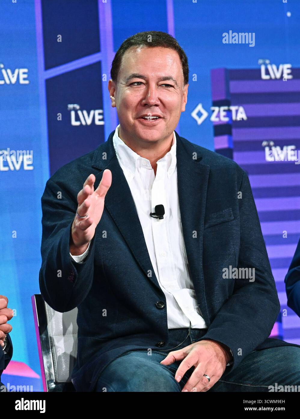 Yahoo CEO Jim Lanzone speaks at the Zeta Live conference at Center415 ...