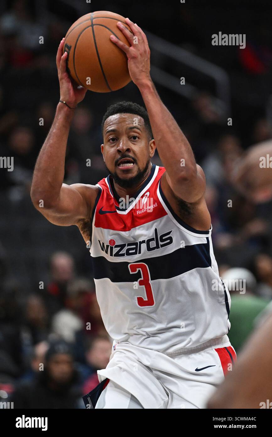 Washington Wizards guard CJ McCollum during the second half of a ...